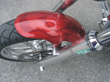 Harley-Davidson Kotflügel - Flammendesign